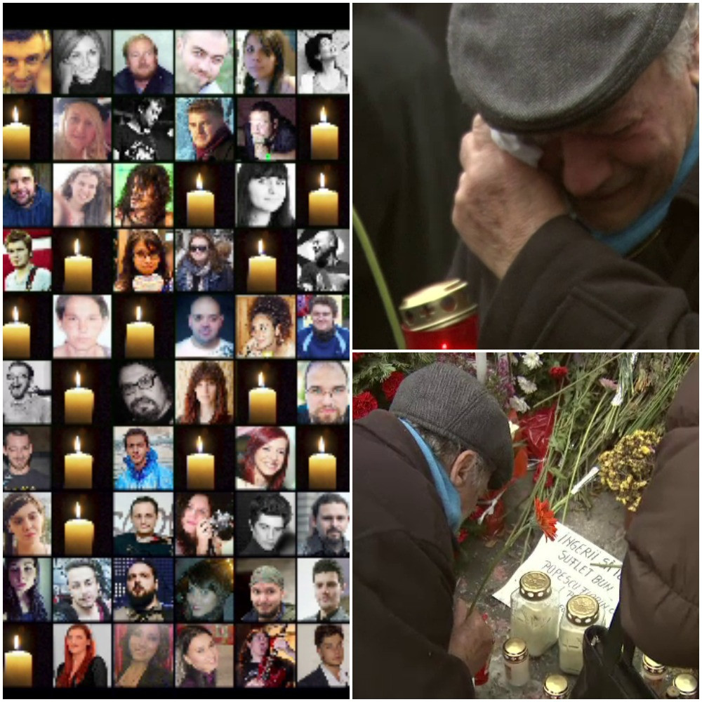 40 de zile de la incendiul din Colectiv: Rudele decedatilor s-au intors la locul tragediei. Care este acum starea ranitilor