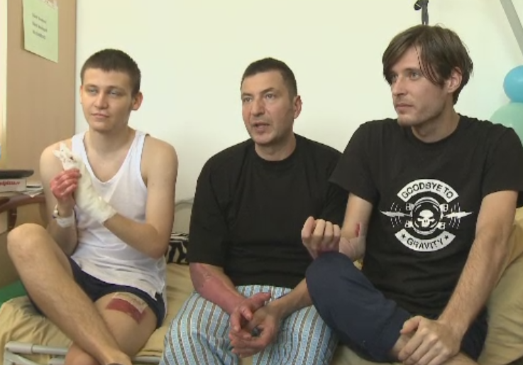 Trei raniti de la Colectiv au fost externati luni din Spitalul Bagdasar Arseni. "Aceasta a fost o lectie tragica de viata"