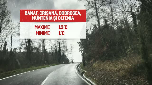 De Sarbatori, singura zona din Romania in care va ninge este la munte. Meteorologii mai au inca o veste proasta