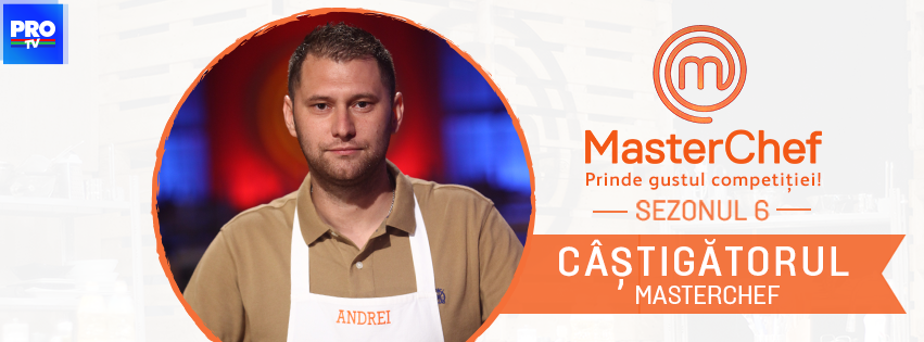Andrei Voica este castigatorul MASTERCHEF, SEZONUL 6. Preparatele cu care i-a impresionat pe cei trei jurati