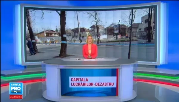 ANIMATIE GRAFICA. Momentul in care Varvara a surpat asfaltul de la Eroilor. Firma de constructii refuza sa dea o explicatie