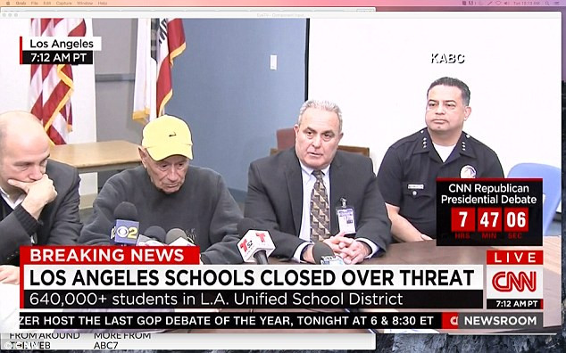 900 de scoli din Los Angeles raman inchise, dupa o amenintare cu bomba. Mesajul electronic ar fi fost trimis din Germania