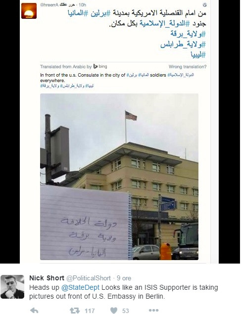 Statul Islamic, terorism, Berlin, Twitter