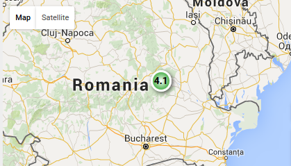 Cutremur cu magnitudinea de 3, in judetul Vrancea, vineri dimineata. Cele mai apropiate localitati de epicentru