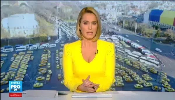 Blocaj in centrul Capitalei, cu 7.000 de vehicule. Delegatia transportatorilor, primita la Guvern pentru discutii