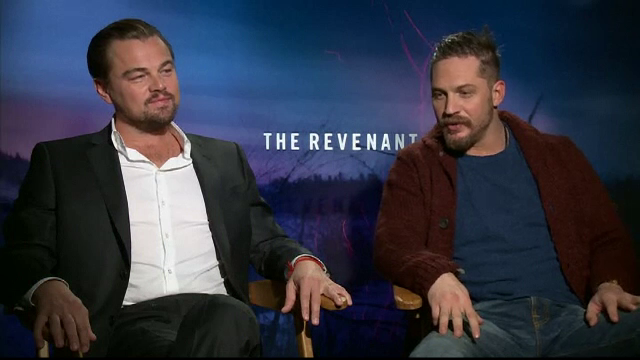 Leonardo DiCaprio si Tom Hardy, la premiera The Revenant. Sacrificiile pe care le-au facut pentru un film de Oscar