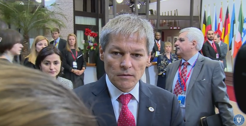 Dacian Ciolos, primele declaratii de la Consiliul European. "Romania e solidara, dar in anumite conditii"