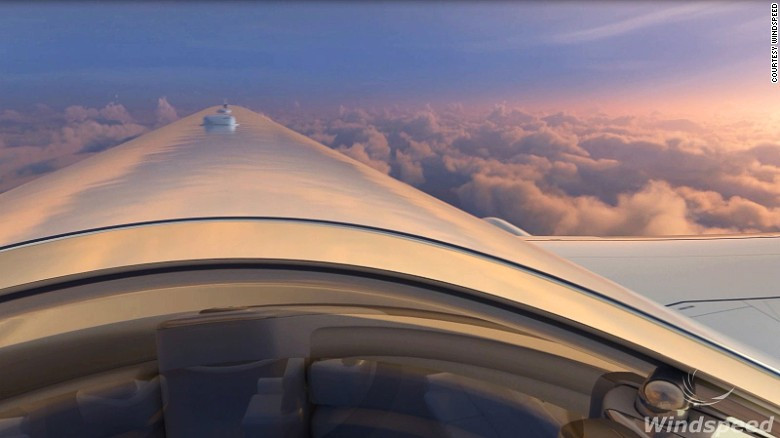 Locurile de avion cu o priveliste mai buna decat a pilotului. Inventia care ofera o vedere panoramica la 10.000 de metri
