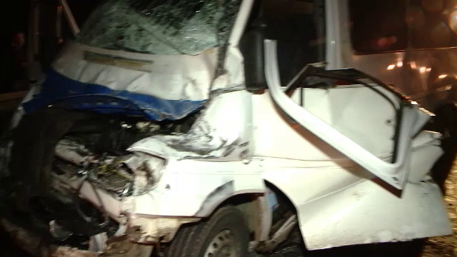 Carambol pe autostrada Timisoara-Lugoj. 11 cetateni bulgari au fost raniti, dupa ce masinile in care se aflau s-au tamponat