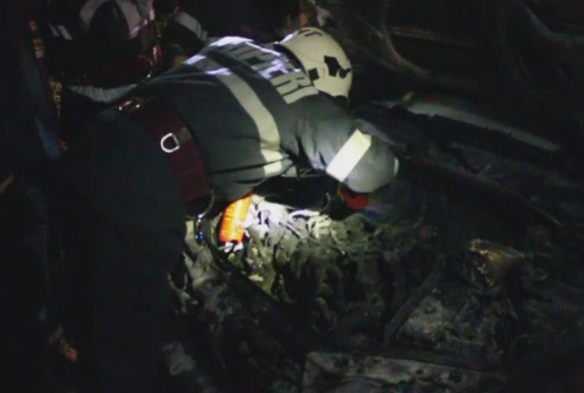 Momente de groaza pentru o familie din Dej, a carei masina a luat foc in mers. De la ce a pornit incendiul