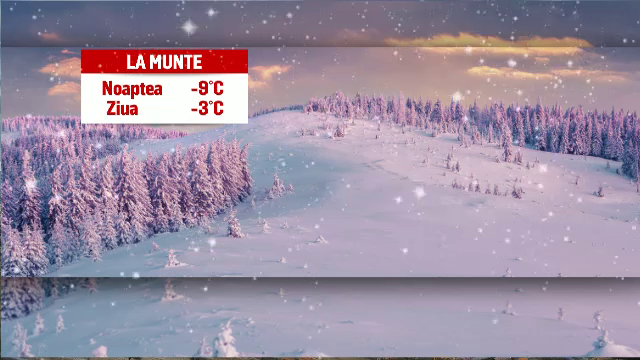 Prima zi de Craciun aduce temperaturi scazute in toata tara. Zonele in care va ninge de Revelion