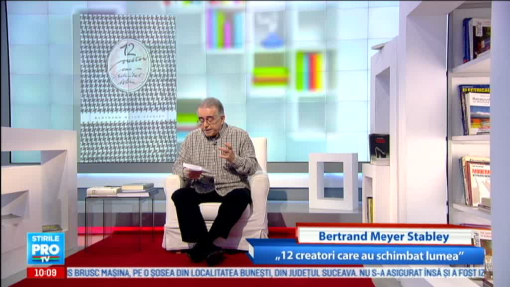 Omul care aduce cartea: Bertrand Mayer Stabley, “12 creatori care au schimbat lumea”
