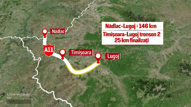 Autostrada dintre Timisoara si Lugoj, inaingurata miercuri, cu sapte luni inainte de termen. Cat au costat cei 26 km de drum