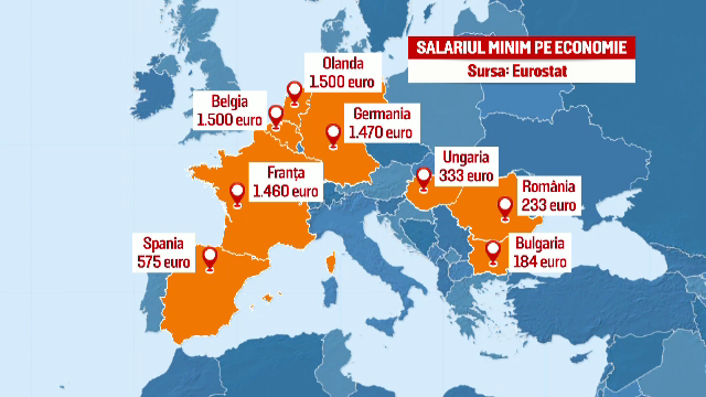 Guvernul decide pe 30 decembrie daca majoreaza salariul minim pe economie la 1.200 de lei. Masura vizeaza 1,4 mil. romani