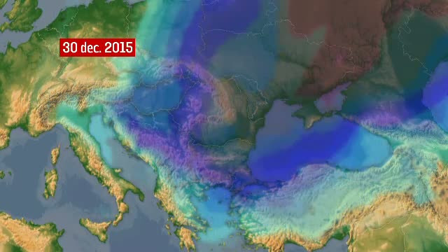 Un val de ger siberian ajunge in Romania peste doua zile. Cat de mult vor scadea temperaturile in toata tara
