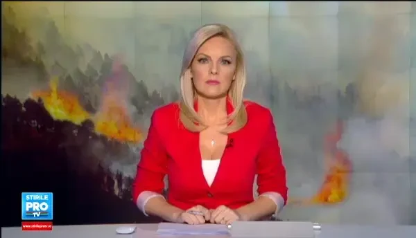 Incendiu puternic in Muntii Buzaului. Pompierii nu reusesc sa ajunga la crestele cuprinse de flacari