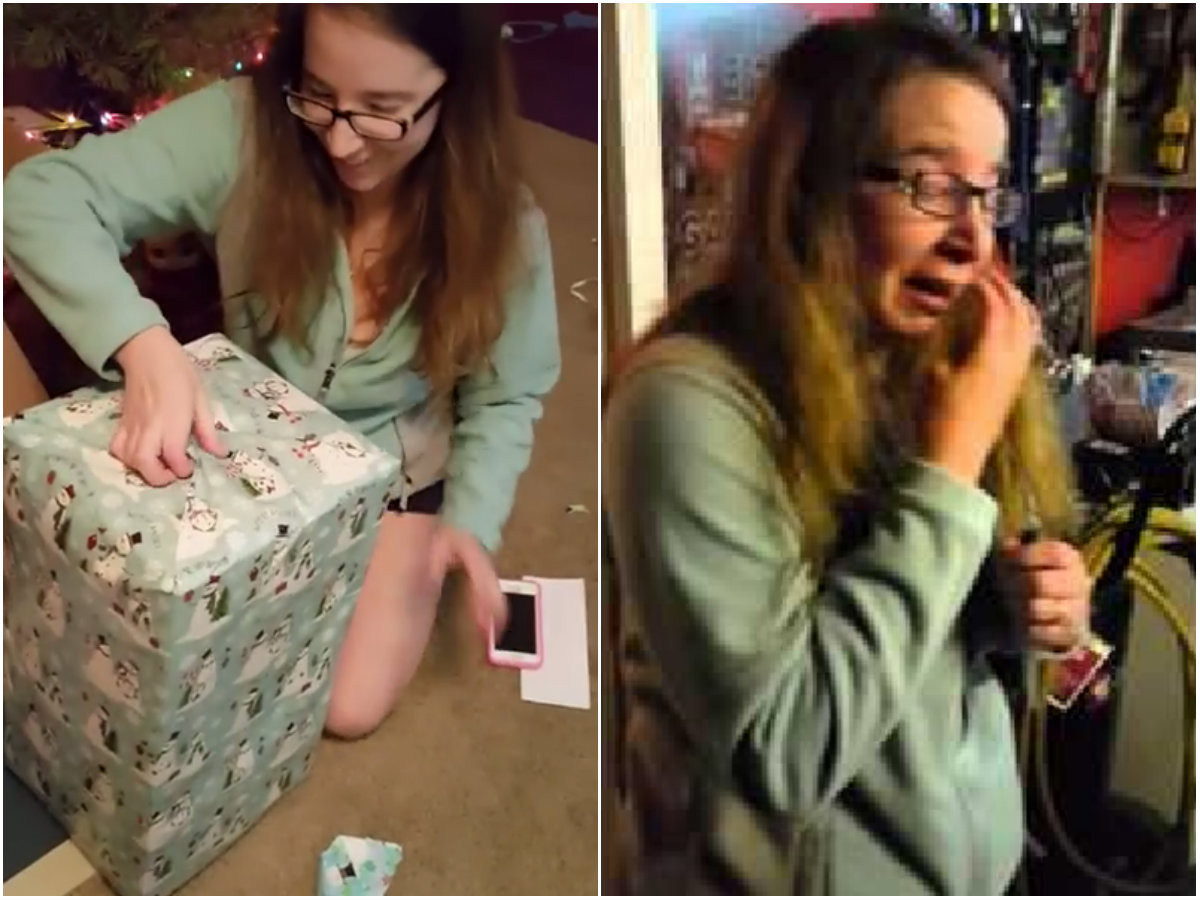 Si-a desfacut cadoul de Craciun si nu i-a venit sa creada: "Faci misto de mine?". Ce i-a pus sotul ei in cutie | VIDEO