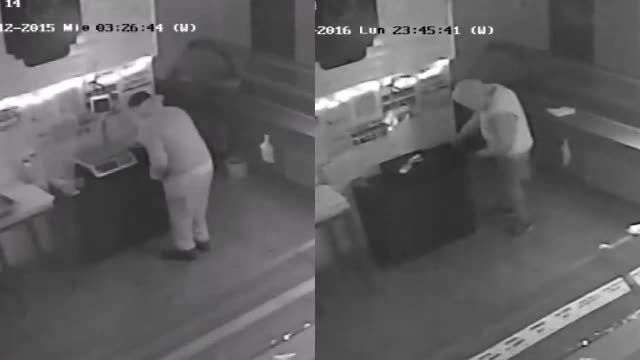 Un pusti de 13 ani din Buzau, filmat de camerele de supraveghere in timp ce fura din magazinul "preferat"