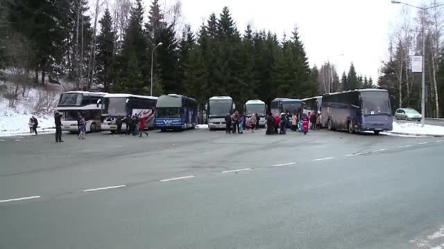 Craciunul pe rit vechi. Turistii din Rusia, Ucraina si Moldova au venit sa petreaca in Romania pe bani putini