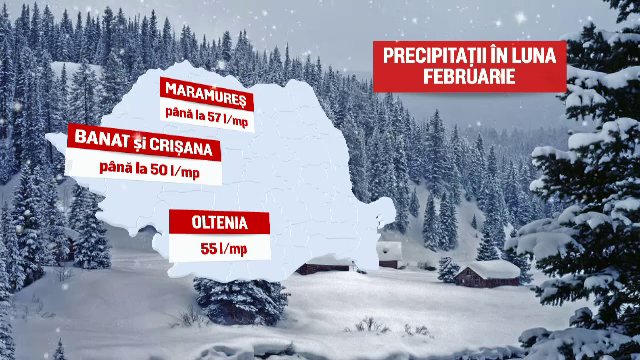 Iarna blanda cu temperaturi normale si peste medie. Prognoza meteorologilor pentru primele trei luni ale lui 2016
