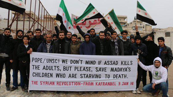 Viata intr-un oras asediat de fortele proguvernamentale in Siria: Locuitorii din Madaya au ajuns sa manance iarba