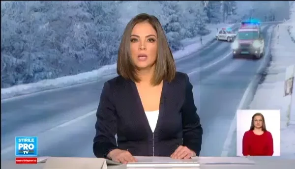 Accident in lant in Arad, din cauza zapezii. Maneva pe care a facut-o un sofer incepator i-a adus un dosar penal