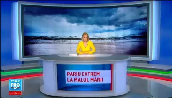 Un constantean s-a aruncat in apa marii desi temperatura era de doar un grad. Prietenii l-au asteptat cu folie termo-izolanta