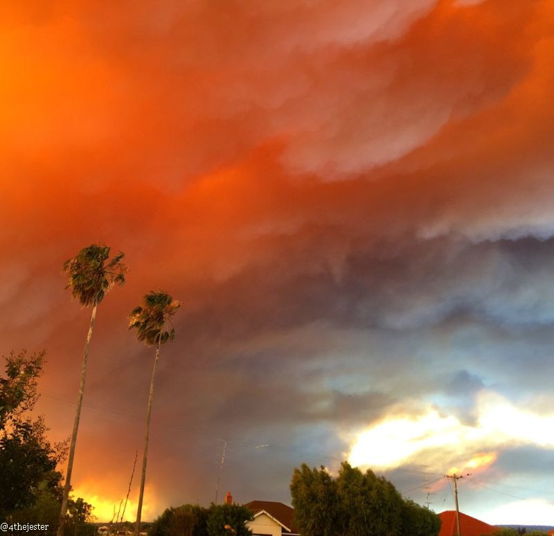 Peste 90 de case distruse de un incendiu de necontrolat in Australia. Strazile, maturate de flacari violente