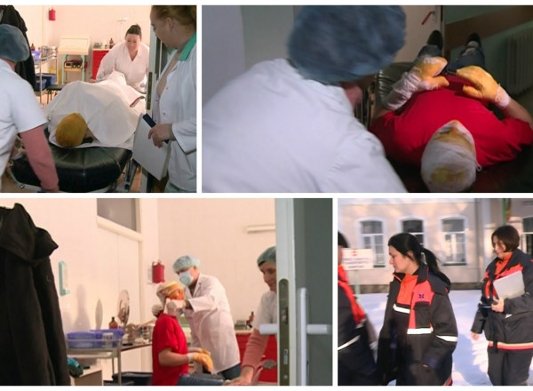 Explozie in centrul Chisinaului. 20 de persoane au fost ranite dupa ce o butelie de gaz a explodat intr-un local