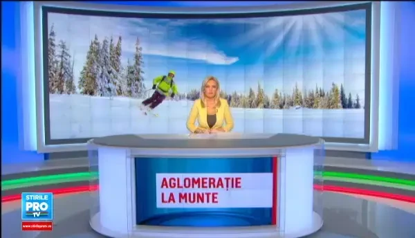 Cea mai aglomerata zi din sezon, pe Valea Prahovei. Moldovenii de peste Prut, incantati ca au avut un Craciun cu zapada