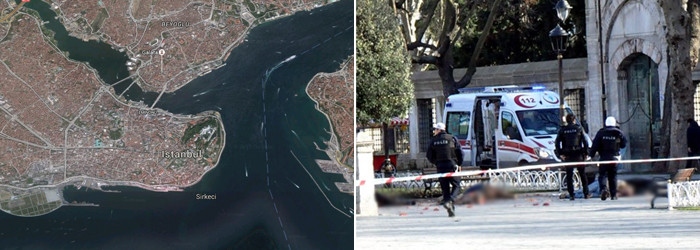 Atentat sinucigas in Istanbul: 10 turisti ucisi, 8 dintre ei germani. Autorul atacului, identificat ca militant ISIS