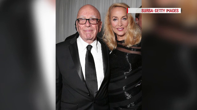 La 84 de ani, magnatul Rupert Murdoch isi anunta logodna cu fostul fotomodel Jerry Hall. Cei doi sunt impreuna de doar 4 luni