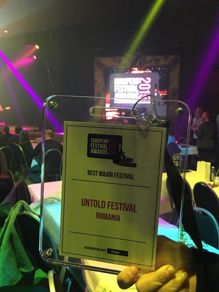 BEST MAJOR EUROPEAN FESTIVAL: UNTOLD. UNTOLD este marele castigator la European Festival Awards 2015