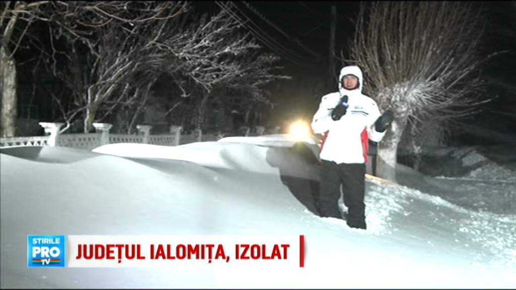 Judetul Ialomita, izolat de lume, cu toate drumurile judetene inchise. La cat vor ajunge temperaturile zilele urmatoare