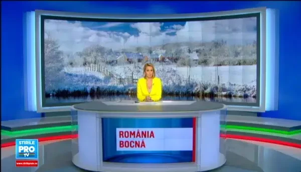 COD GALBEN de ger in 19 judete din tara, pana joi dimineata. Valul de aer polar incepe de marti seara sa inghete Romania