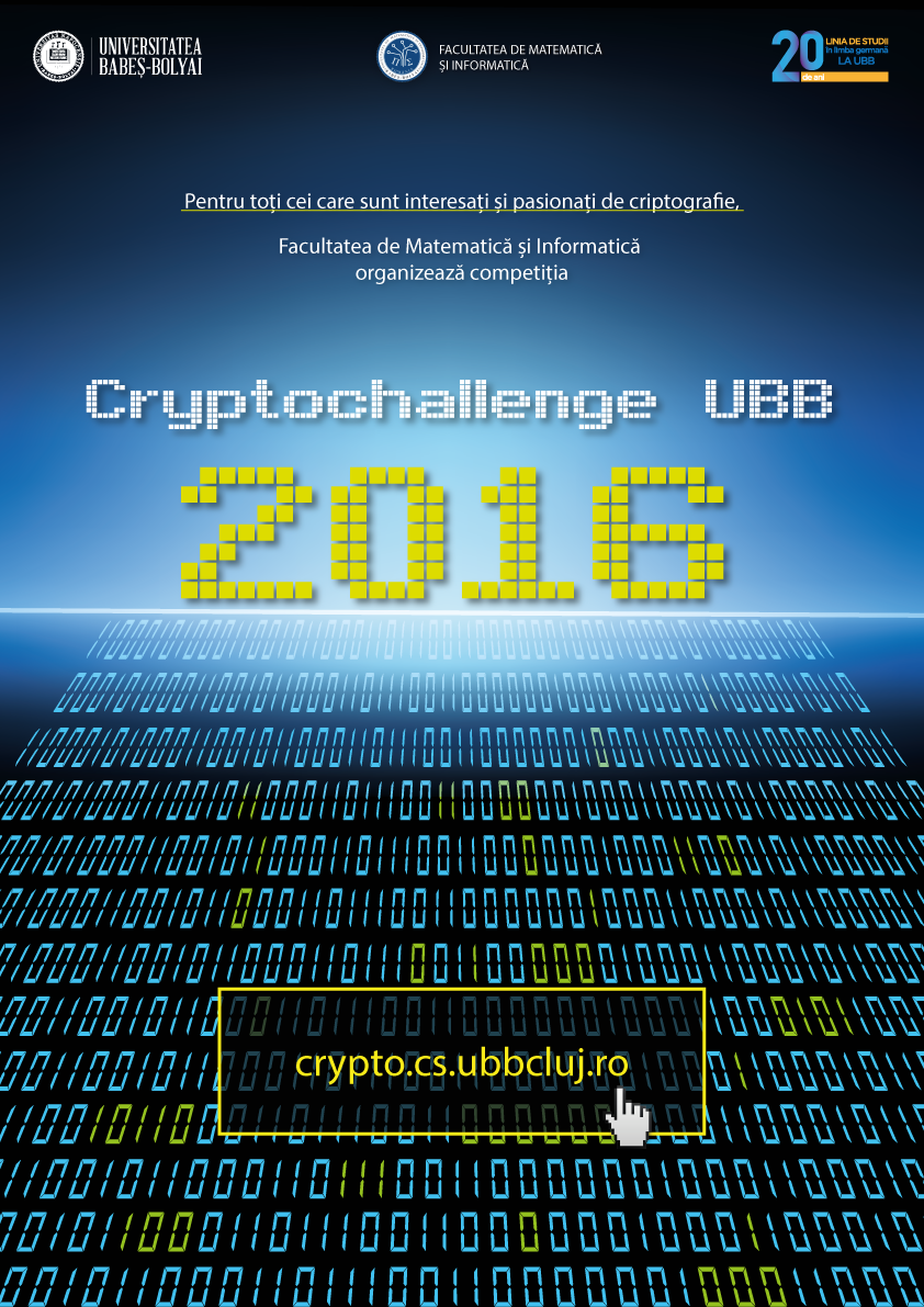 Competitie pentru pasionatii de criptografie, organizata la UBB