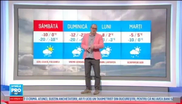 Gerul se intensifica in acest weekend in toata tara. Meteorologii anunta ninsori, dar si precipitatii mixte