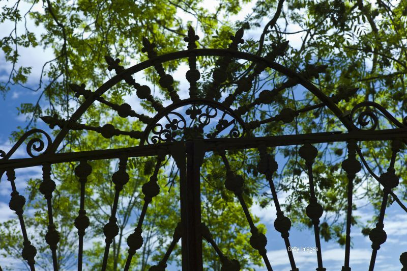 A oprit sa deschida poarta garajului, dar a uitat sa traga frana de mana. Copiii femeii au privit ingroziti ce a urmat