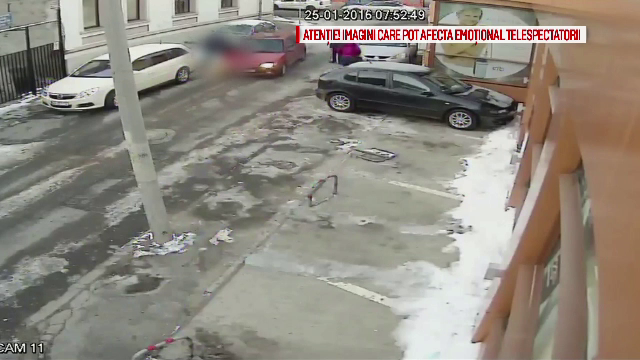 Tanarul din Pitesti care a lovit un barbat cu masina, dupa o cearta, a fost retinut. Ce au aratat imaginile de pe camere