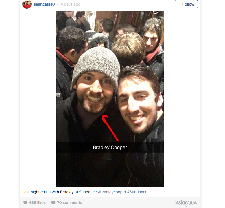 S-a dat drept sosia lui Bradley Cooper si nimeni nu si-a dat seama. Cum arata barbatul care seamana perfect cu actorul