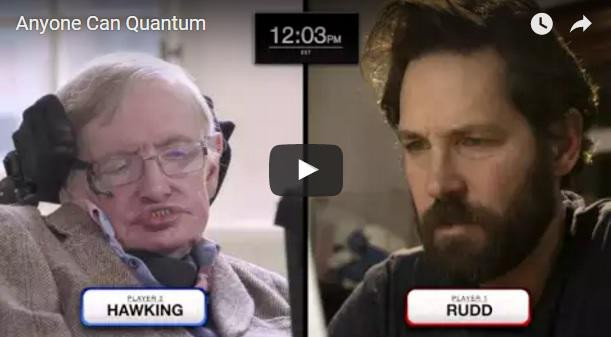 Actorul Paul Rudd la o partida de sah cu Stephen Hawking. Cine iese castigator: VIDEO