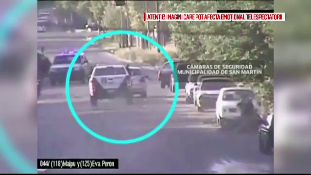 Accident teribil in Buenos Aires. O mama cu copilul in brate, lovita in plin de masina cu care niste hoti fugeau de politie