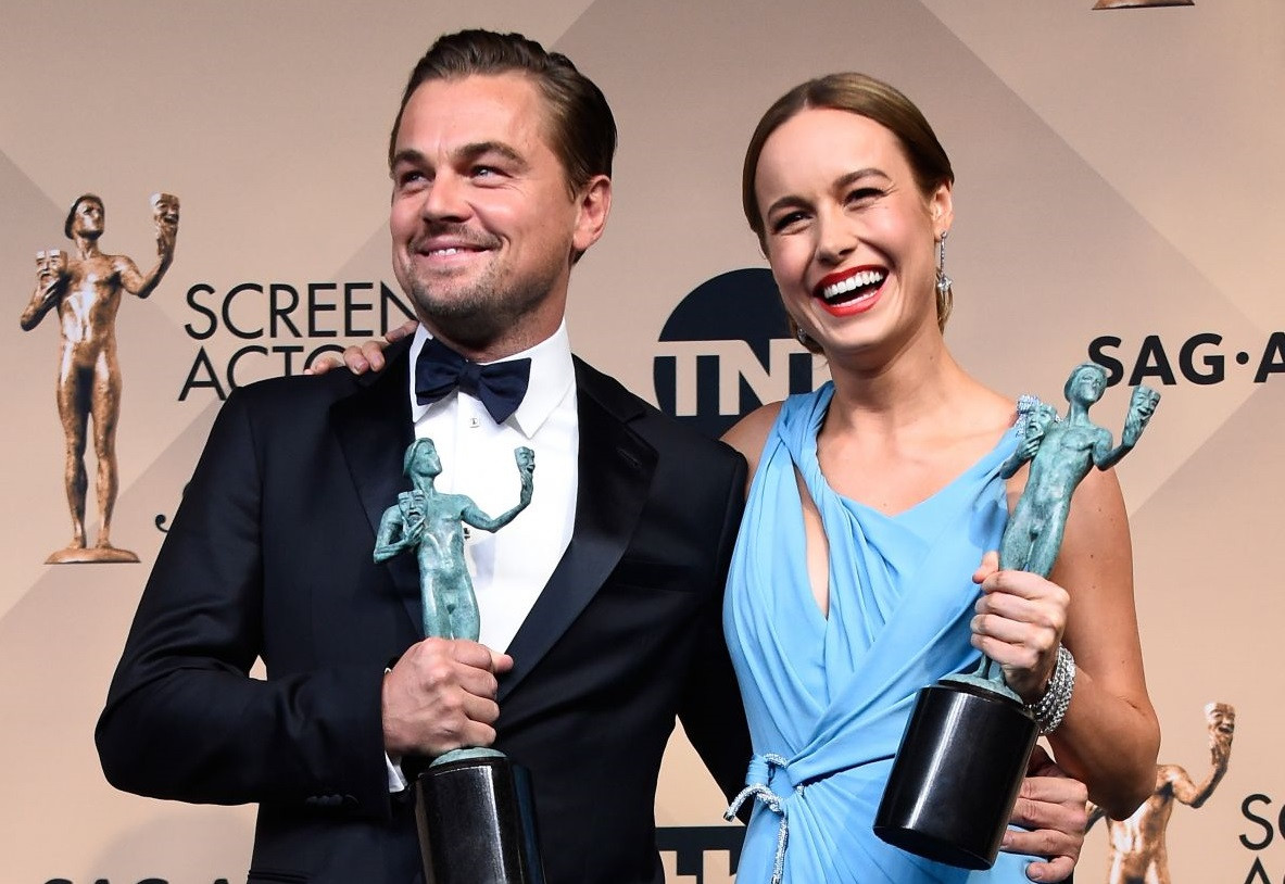 Leonardo DiCaprio si Brie Larson, marii castigatori de la premiile SAG. Filmul considerat cel mai bun din 2015