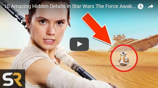 VIDEO. 10 detalii pe care probabil ca le-ai omis la prima vedere in filmul Star Wars: The Force Awakens