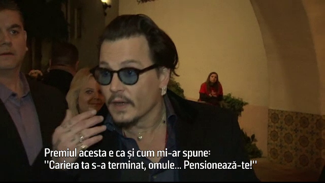 Johnny Depp, premiu pentru cel mai iubit actor american. Reactia artistului inainte de ceremonie