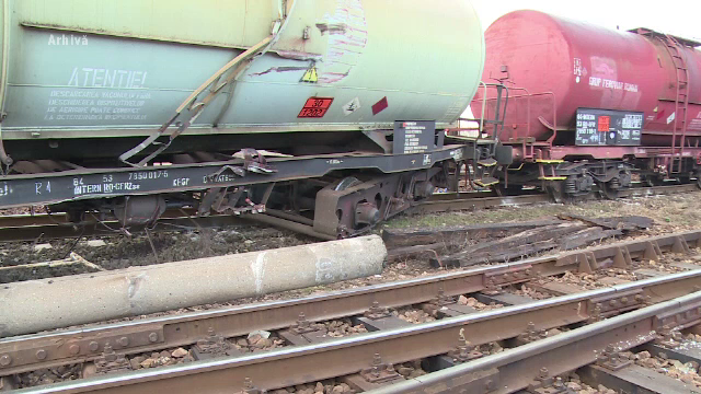 O garnitura de tren marfar a deraiat in Salaj. Circulatia feroviara a fost blocata in zona