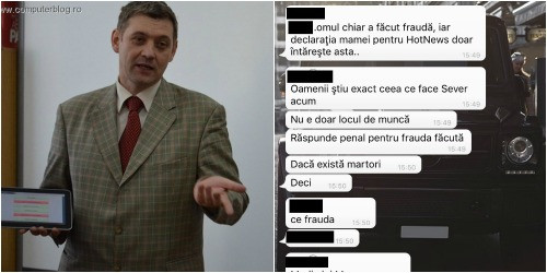 Cazul profesorului de la Liceul Tudor Vianu imparte elevii in doua tabere. Discutiile purtate de tineri pe WhatsApp. FOTO