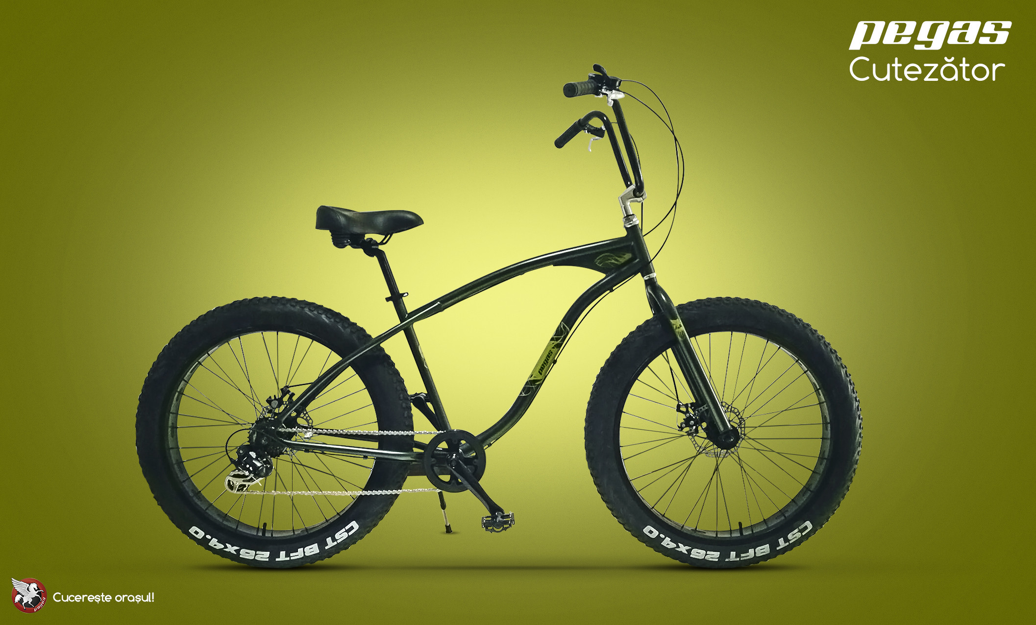 (P) Atelierele Pegas prezinta Noul Pegas Cutezator, primul Fat Bike din gama Pegas. Cat costa