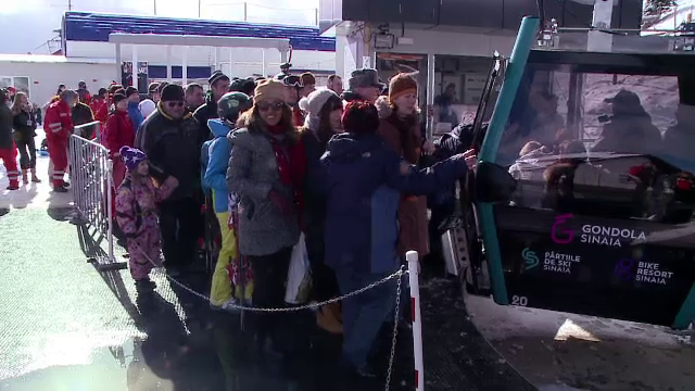 Telegondola care urca pana la cota 2000, inaugurata la Sinaia. Suma la care s-a ridicat investitia facuta de primarie