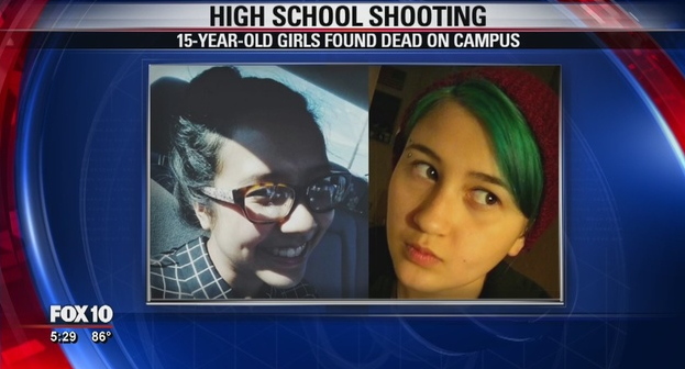 O adolescenta a impuscat o alta eleva apoi s-a sinucis, intr-un liceu din Arizona. Cele doua ar fi avut "o relatie de iubire"